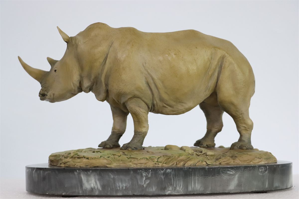 MM x Paleocraft 1/15 African White Rhino With Base Statue Rhinoceros Animal Model Collection Education Model Fingure Collector MM x Paleocraft 1/15 African White Rhino With Base Statue Rhinoceros Animal Model Collection Education Model Fingure Collector