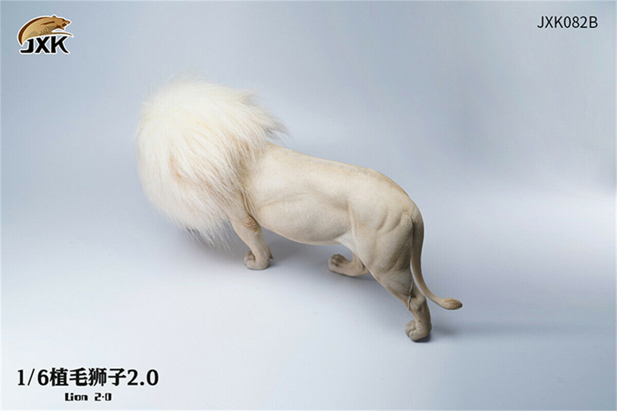 JXK 1/6th Lion 2.0 Model Flocking Figure Realistic Wild Animal Collector Christmas Decoration Ornaments Adults Kids Gift Toy JXK 1/6th Lion 2.0 Model Flocking Figure Realistic Wild Animal Collector Christmas Decoration Ornaments Adults Kids Gift Toy