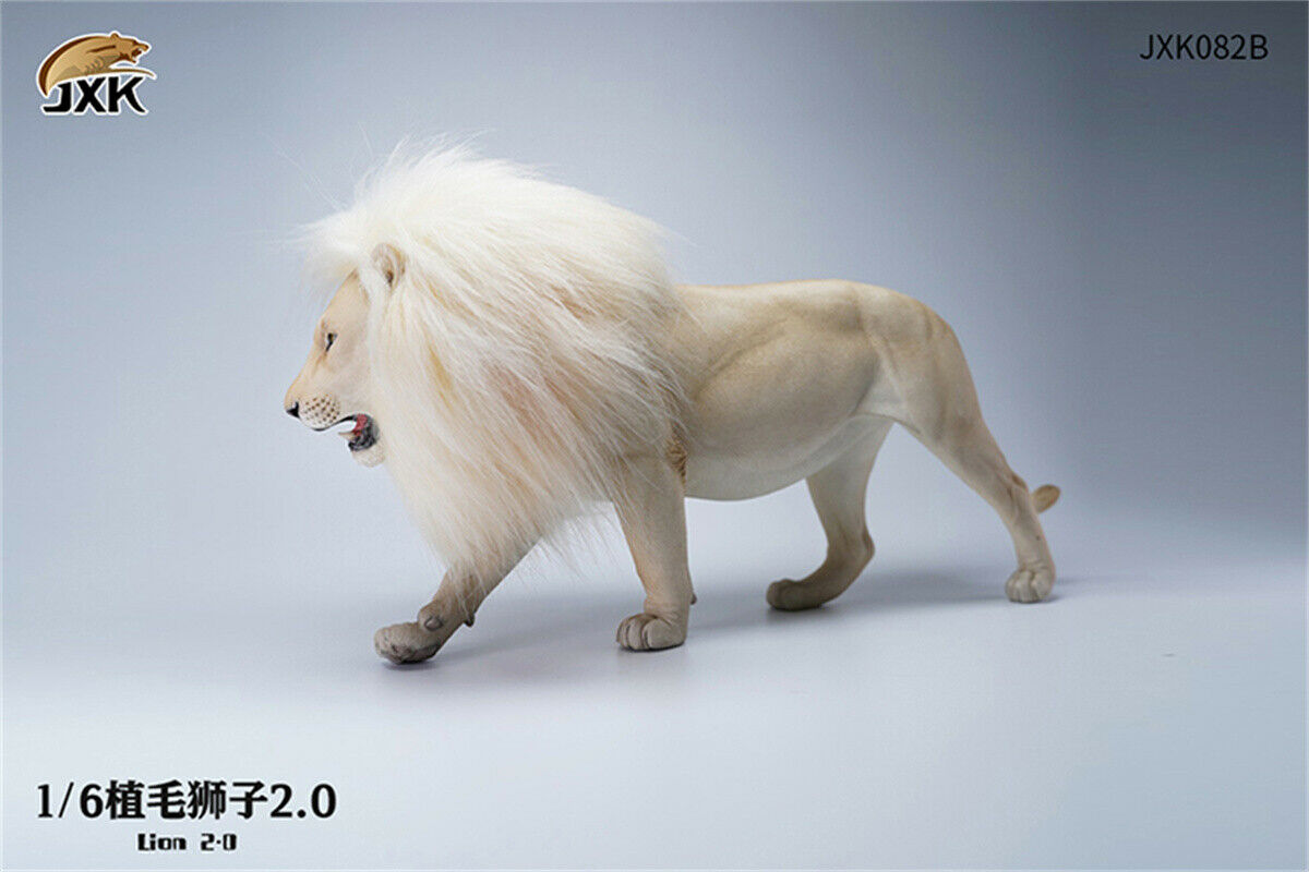 JXK 1/6th Lion 2.0 Model Flocking Figure Realistic Wild Animal Collector Christmas Decoration Ornaments Adults Kids Gift Toy JXK 1/6th Lion 2.0 Model Flocking Figure Realistic Wild Animal Collector Christmas Decoration Ornaments Adults Kids Gift Toy