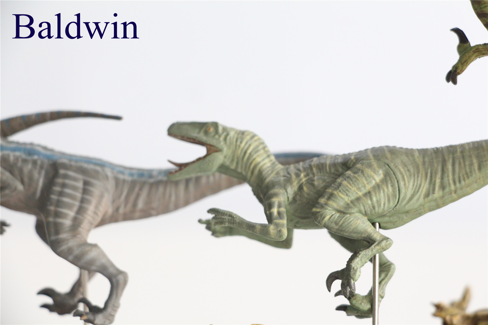 IN STOCK Nanmu 1/35 Raptorsquad Figure 4PCS Velociraptors Dinosaur Toy Baldwin Ceasar Diana Edgar Animal Model