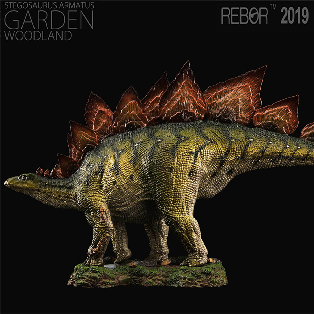 REBOR 1:35 Stegosaurus Armatus with Base Garden Statue Stegosauridae Jurassic Dinosaur Figure Animal Model Toy Collector Adult REBOR 1:35 Stegosaurus Armatus with Base Garden Statue Stegosauridae Jurassic Dinosaur Figure Animal Model Toy Collector Adult