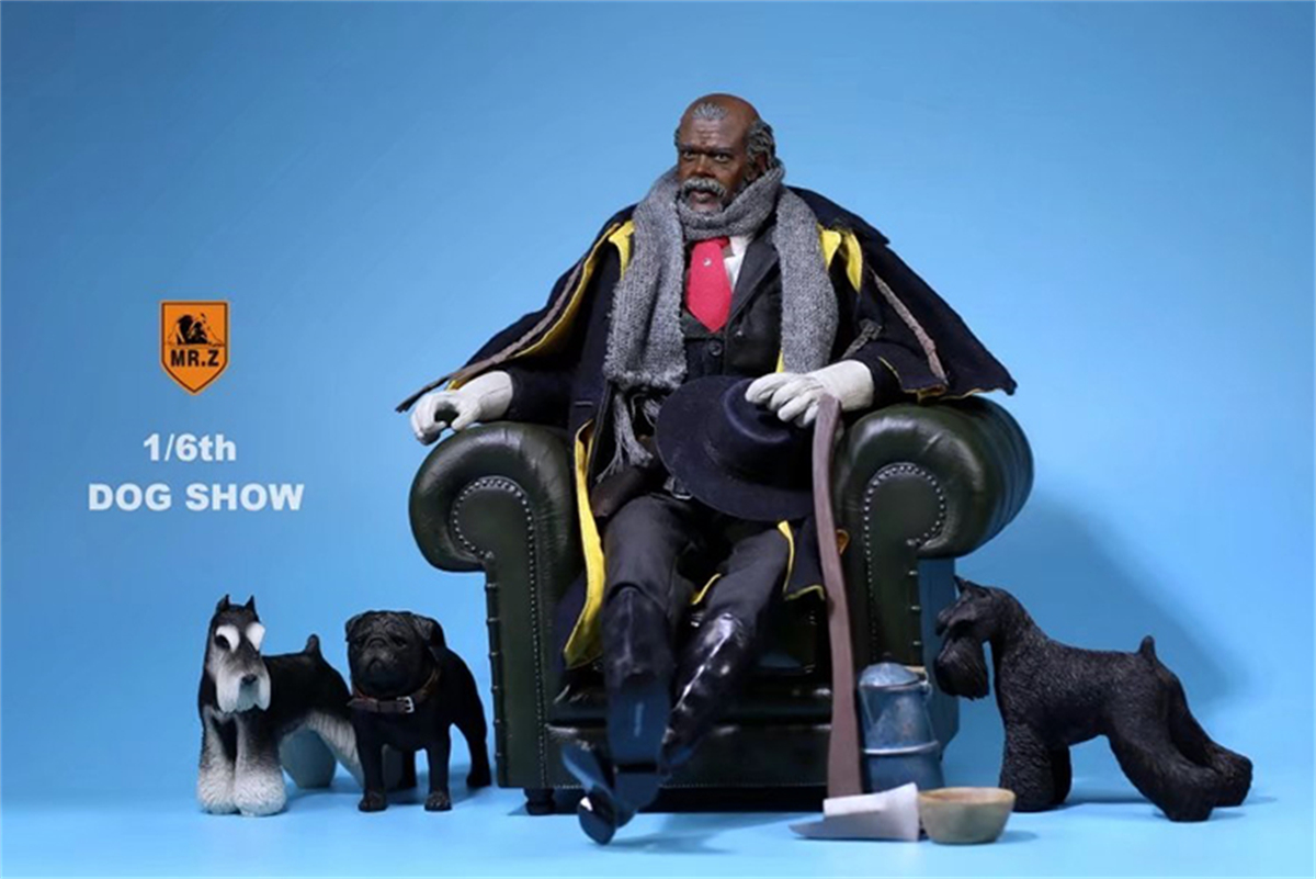 Mr.Z Studio 1:6 Standard Schnauzer Dog Pet Figure Animal Toys Collector Decoration Gift Simulation Model Home Car Decoration Mr.Z Studio 1:6 Standard Schnauzer Dog Pet Figure Animal Toys Collector Decoration Gift Simulation Model Home Car Decoration