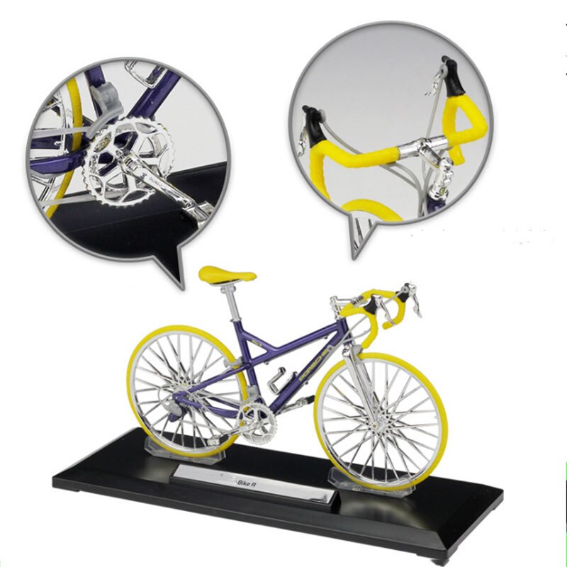 1:10 Metal Alloy Bicycle Model Toys Classic Cycling Road Bike Diecast Toy Road/Mountain Bike Alloy Bicycle Gifts Collection