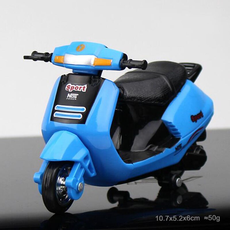 1:18 Scale Pedal Motorcycle Motorbike Diecast Alloy Plastic Race Bikes Street Motor Model Toy Kids Children Collection Display