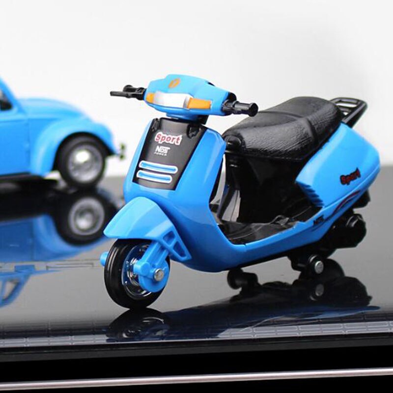 1:18 Scale Pedal Motorcycle Motorbike Diecast Alloy Plastic Race Bikes Street Motor Model Toy Kids Children Collection Display