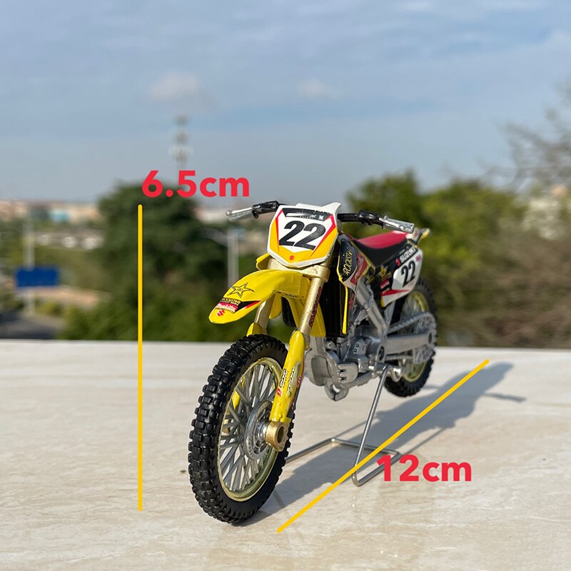 1:18 Scale for MOTO RMZ450 Motorcycle Diecast Alloy Model Classic Vehicles Toy Collection Motorbike Bike Motor model