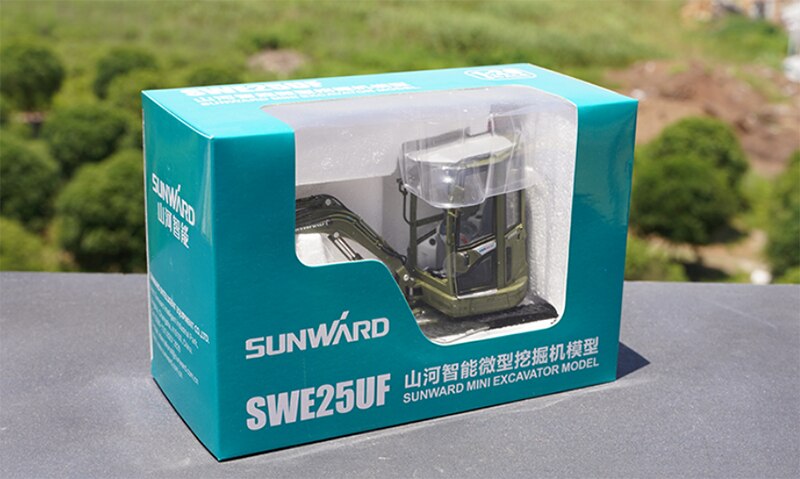1/20 truck model Die-cast alloy metal SUNWARD SWE25U Excavator Crawler excavator model toy engineering toy for kids collection