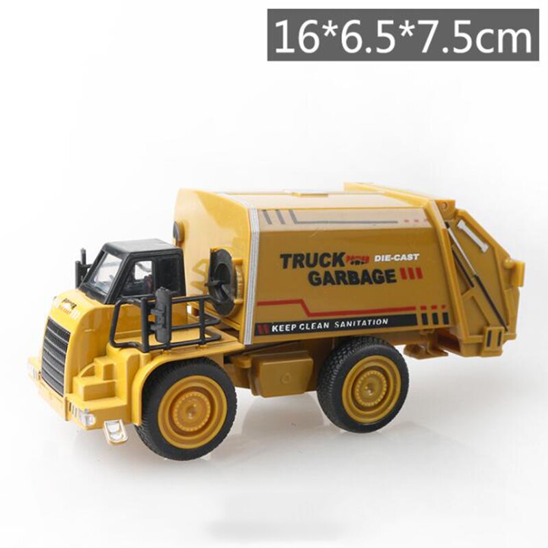 1/24 Scale 14CM Fork Lift Truck Engineering Construstion Car Diecast Alloy Model Toys Collections for Children Kids