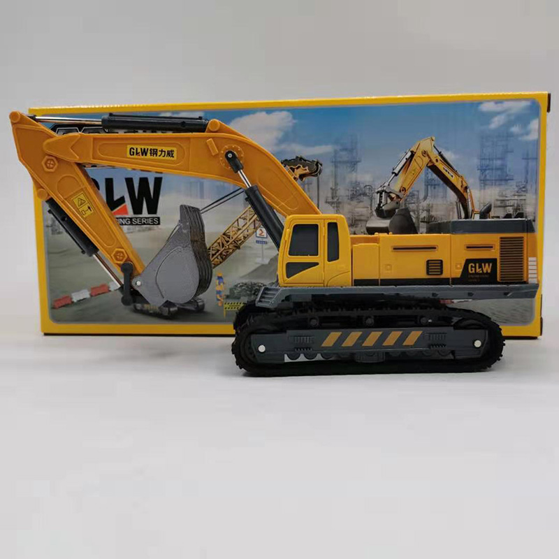32cm Alloy Diecast Excavator Vehicle Model Truck Machine Model Toy Engineering Truck F Toy