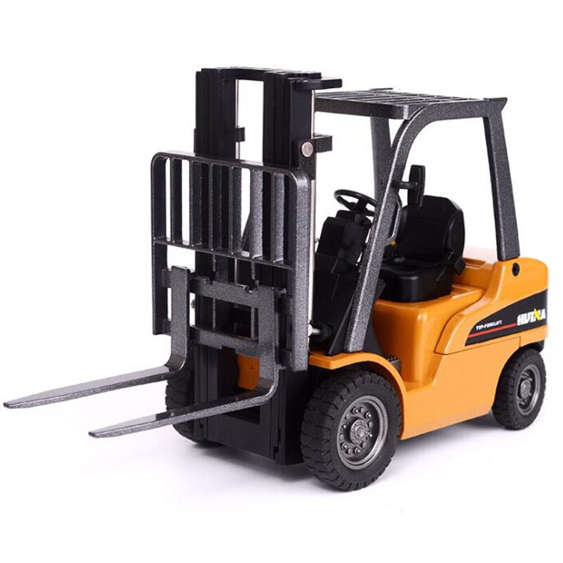 1/50 Scale 18.5CM Fork Lift Truck Engineering Construstion Car Diecast Alloy Model Toys Collections for Children Kids