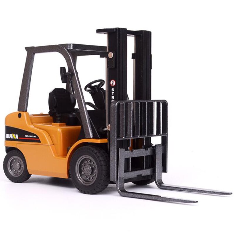 1/50 Scale 18.5CM Fork Lift Truck Engineering Construstion Car Diecast Alloy Model Toys Collections for Children Kids