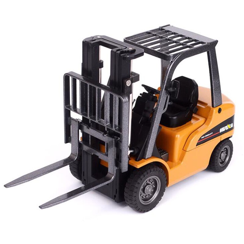 1/50 Scale 18.5CM Fork Lift Truck Engineering Construstion Car Diecast Alloy Model Toys Collections for Children Kids