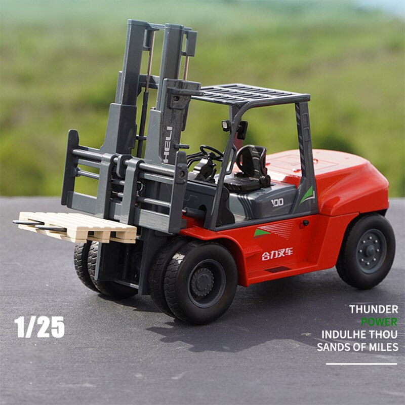 Diecast 1/25 Scale for HELI G series Alloy 10T Heavy Forklift Truck Model Static Display Gift Collection Toys Diecast 1/25 Scale for HELI G series Alloy 10T Heavy Forklift Truck Model Static Display Gift Collection Toys
