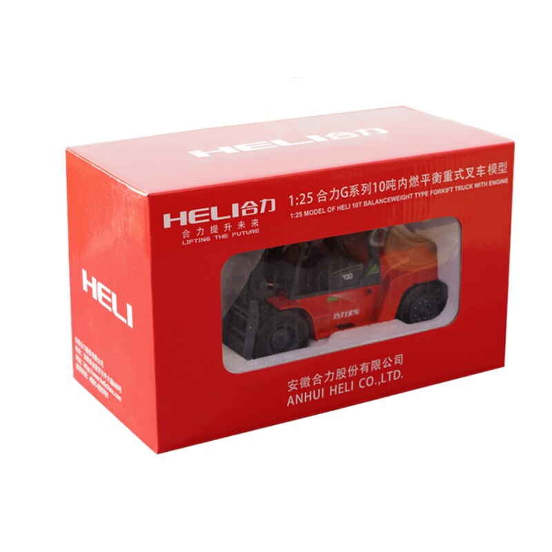 Diecast 1/25 Scale for HELI G series Alloy 10T Heavy Forklift Truck Model Static Display Gift Collection Toys Diecast 1/25 Scale for HELI G series Alloy 10T Heavy Forklift Truck Model Static Display Gift Collection Toys