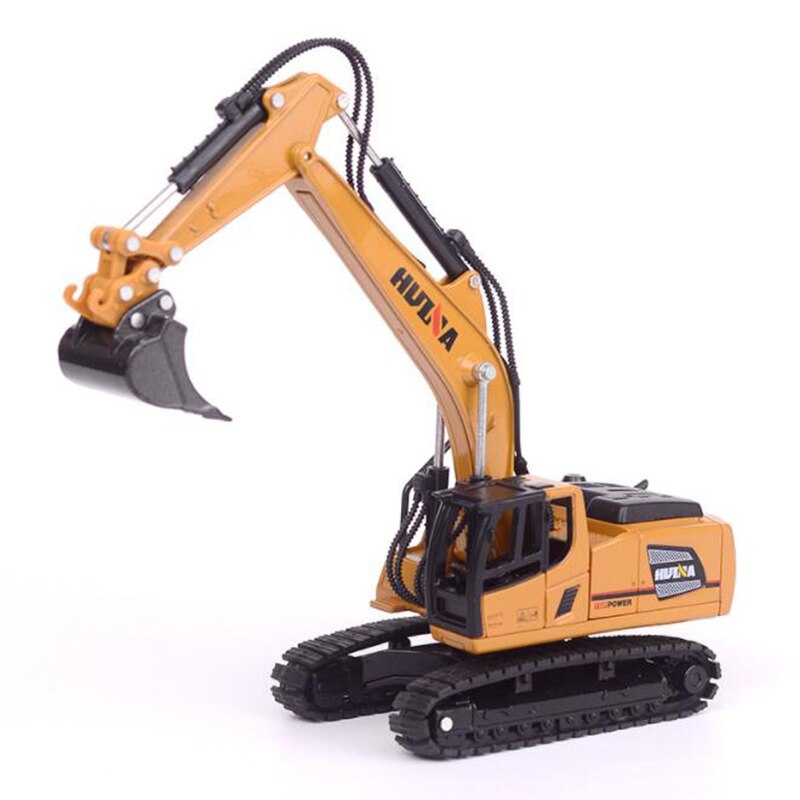 HUINA 1/60 Diecast Alloy Metal Excavator Mine Dump Truck Wheel Loader Excavator Engineering Construction Vehicle Truck Model Toy