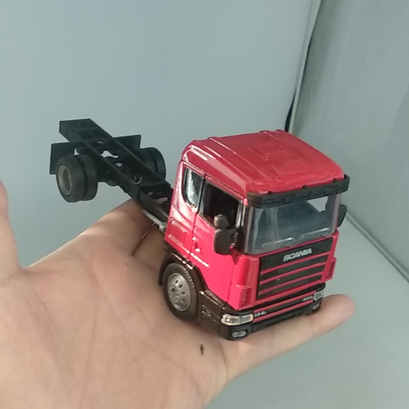 1/43 classic American SCANIA Tractor Trailer truck container vehicles car diecast model car collection collective gifts show