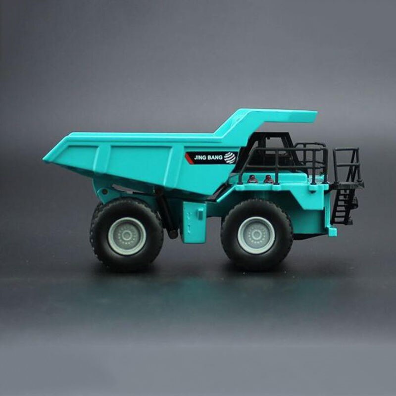 1/60 Scale Diecast Alloy Metal Excavator Mine Dump Truck Wheel Engineering Construction Vehicle Car Model Toy Collections