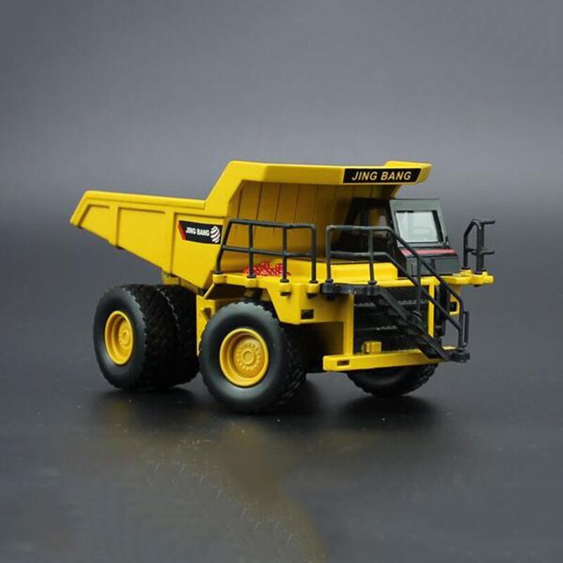 1/60 Scale Diecast Alloy Metal Excavator Mine Dump Truck Wheel Engineering Construction Vehicle Car Model Toy Collections