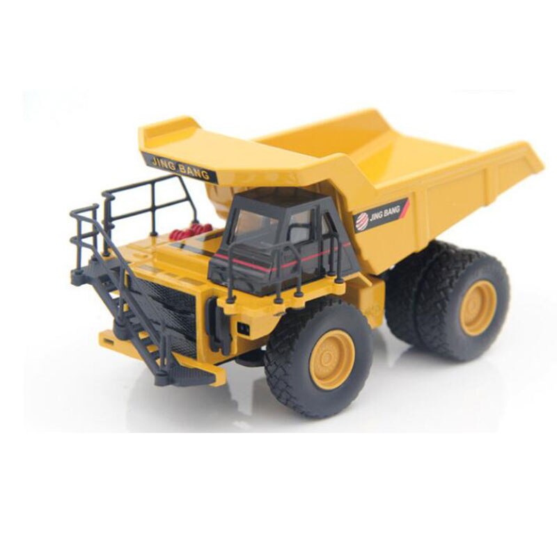 1/60 Scale Diecast Alloy Metal Excavator Mine Dump Truck Wheel Engineering Construction Vehicle Car Model Toy Collections
