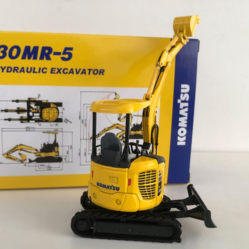 1/32 Scale for KOMATSU PC30MR-5 Compact Engineering Truck Excavator Diecast Alloy Metal Model Collection Toy 1/32 Scale for KOMATSU PC30MR-5 Compact Engineering Truck Excavator Diecast Alloy Metal Model Collection Toy