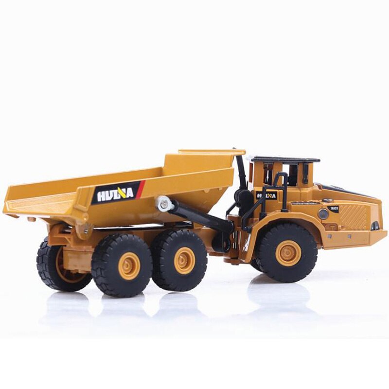 20CM 1/50 Scale Truck Model Die-cast Alloy Metal Car Tractor Articulated Dump Excavator Toy Engineering Toy for Kids Collection