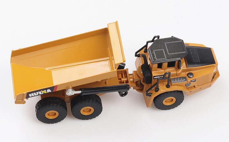 20CM 1/50 Scale Truck Model Die-cast Alloy Metal Car Tractor Articulated Dump Excavator Toy Engineering Toy for Kids Collection