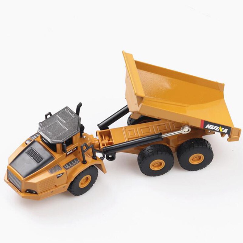 20CM 1/50 Scale Truck Model Die-cast Alloy Metal Car Tractor Articulated Dump Excavator Toy Engineering Toy for Kids Collection