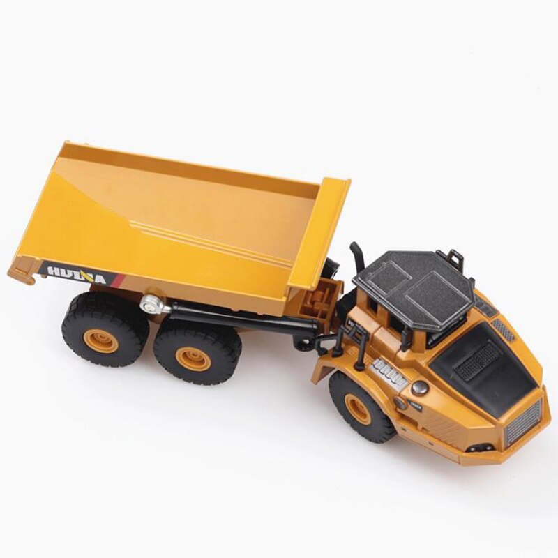 20CM 1/50 Scale Truck Model Die-cast Alloy Metal Car Tractor Articulated Dump Excavator Toy Engineering Toy for Kids Collection