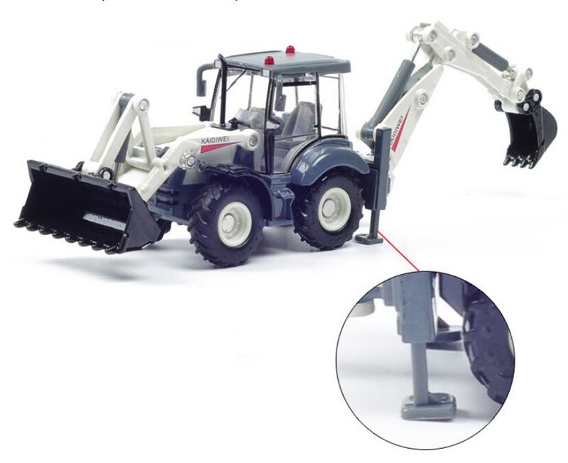1/50 truck model Die-cast alloy metal car Excavator no pull back Two-way forklift model toy engineering kids collection