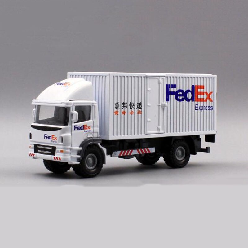 1/60 Scale Toy Car Metal Alloy Commerical Vehicle Express FedEx Van Diecasts Cargo Truck Model Toys Children Collectible display 1/60 Scale Toy Car Metal Alloy Commerical Vehicle Express FedEx Van Diecasts Cargo Truck Model Toys Children Collectible display