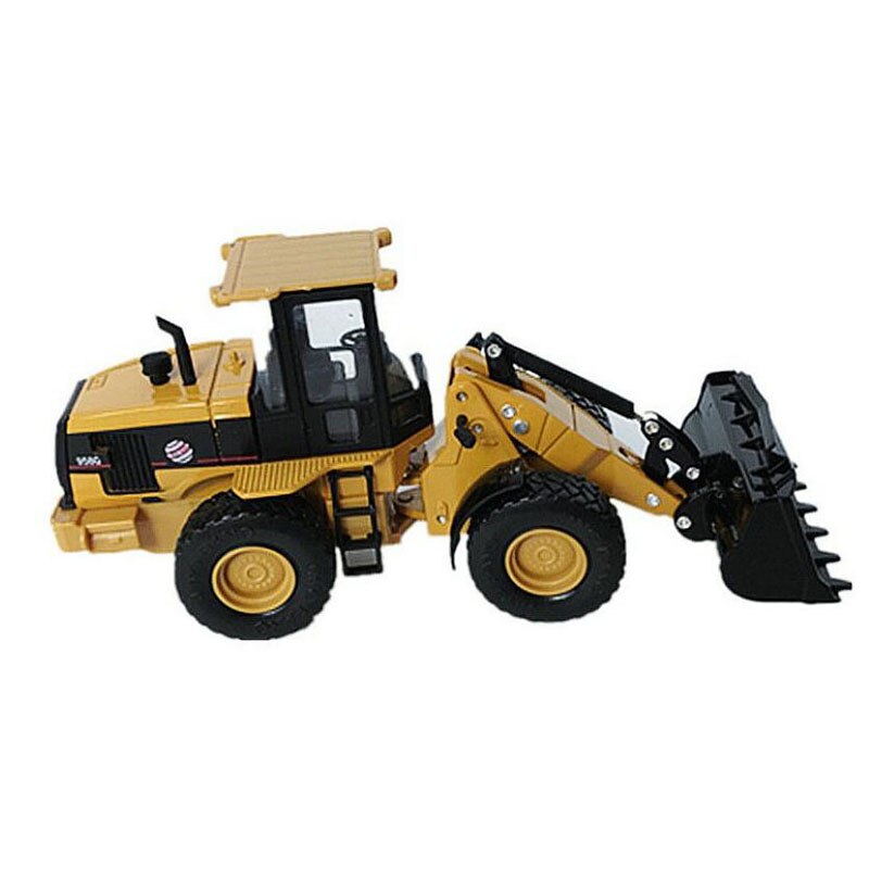 1/60 Diecast Alloy Metal Excavator Crusher Dump Truck Wheel Loader Wood Grab Forklift Engineering Construction Vehicle Model Toy