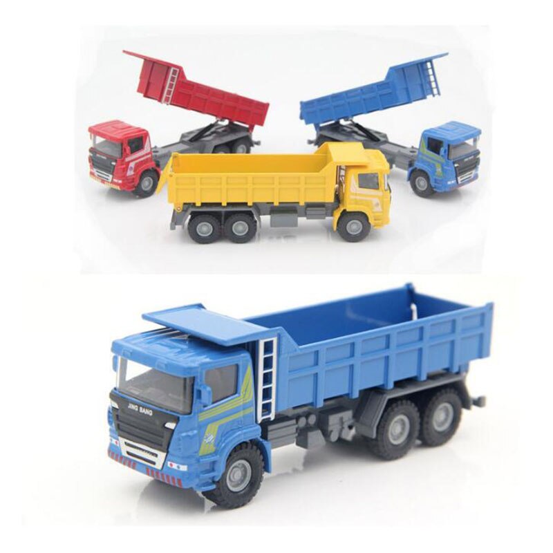 1/60 Diecast Alloy Metal Excavator Crusher Dump Truck Wheel Loader Wood Grab Forklift Engineering Construction Vehicle Model Toy