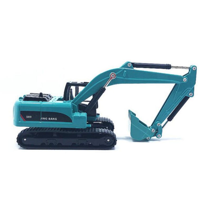 1/60 Diecast Alloy Metal Excavator Crusher Dump Truck Wheel Loader Wood Grab Forklift Engineering Construction Vehicle Model Toy