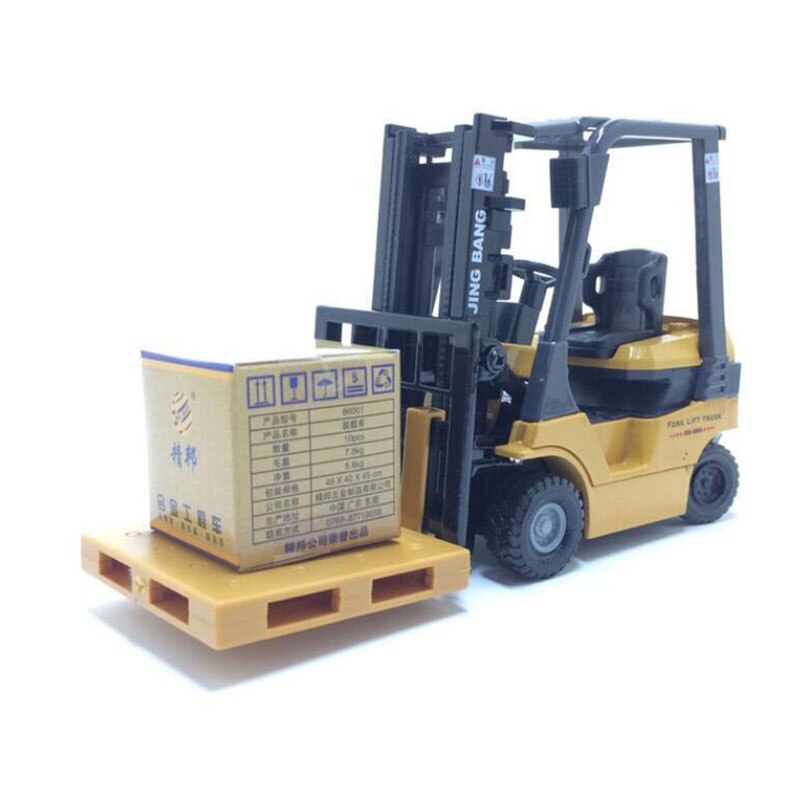 1/60 Diecast Alloy Metal Excavator Crusher Dump Truck Wheel Loader Wood Grab Forklift Engineering Construction Vehicle Model Toy