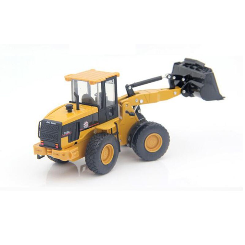 1/60 Diecast Alloy Metal Excavator Crusher Dump Truck Wheel Loader Wood Grab Forklift Engineering Construction Vehicle Model Toy
