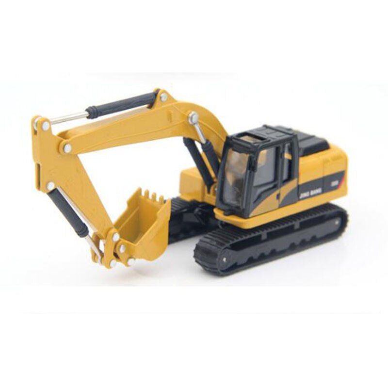1/60 Diecast Alloy Metal Excavator Crusher Dump Truck Wheel Loader Wood Grab Forklift Engineering Construction Vehicle Model Toy