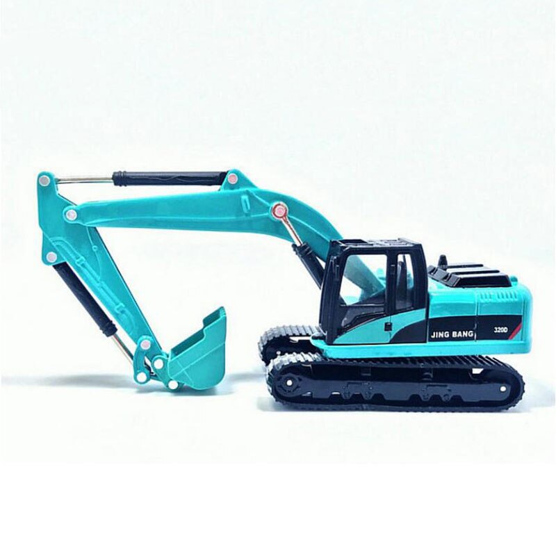 1/60 Diecast Alloy Metal Excavator Crusher Dump Truck Wheel Loader Wood Grab Forklift Engineering Construction Vehicle Model Toy