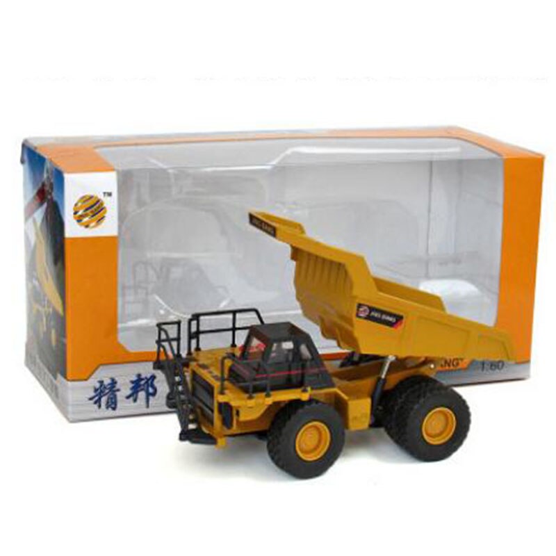 1/60 Diecast Alloy Metal Excavator Crusher Dump Truck Wheel Loader Wood Grab Forklift Engineering Construction Vehicle Model Toy