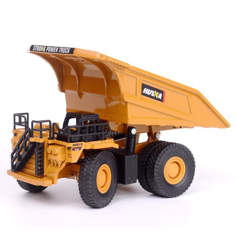 1/60 Scale Truck Die-cast Alloy Metal Car Excavator Mine Dump Truck Excavator Model Toy Engineering Truck For Kids Collection