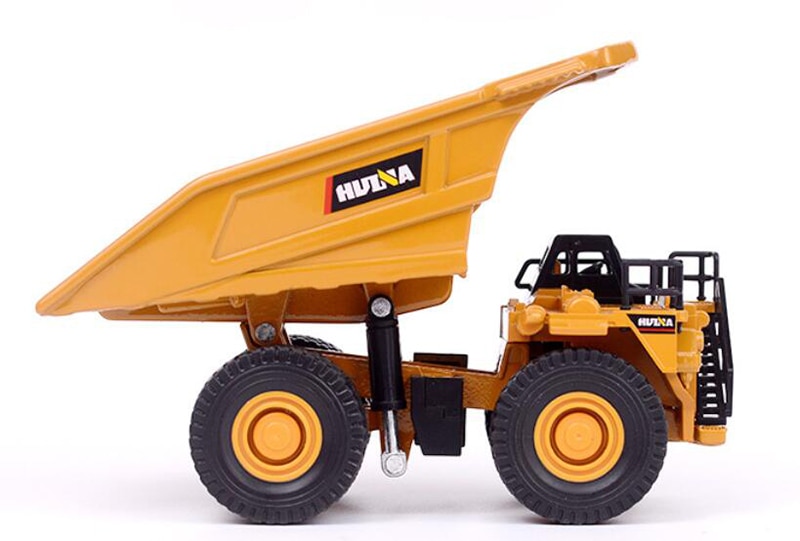 1/60 Scale Truck Die-cast Alloy Metal Car Excavator Mine Dump Truck Excavator Model Toy Engineering Truck For Kids Collection