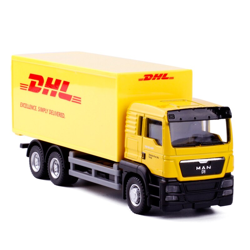 15CM 1/64 Scale Toy Car Metal Alloy Commerical Vehicle Express DHL VAN Pull Back Diecasts Truck Model Toys F Children Collection 15CM 1/64 Scale Toy Car Metal Alloy Commerical Vehicle Express DHL VAN Pull Back Diecasts Truck Model Toys F Children Collection