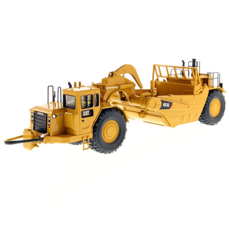1:87 Scale CAT 627G Carry-Scraper Truck Simulated Transport Alloy Vehicle DieCast 85134 For Children Toy or Collection