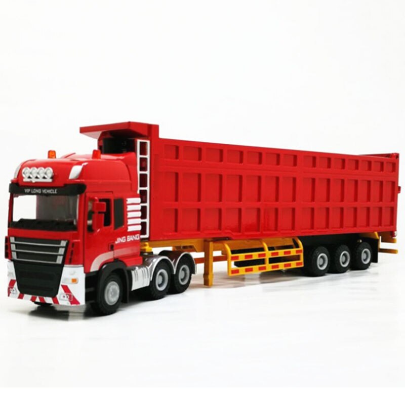 1:50 Scale Alloy Metal Truck Trailer Container Truck High Simulation Diecast Model Engineering Vehicle Toy 1:50 Scale Alloy Metal Truck Trailer Container Truck High Simulation Diecast Model Engineering Vehicle Toy