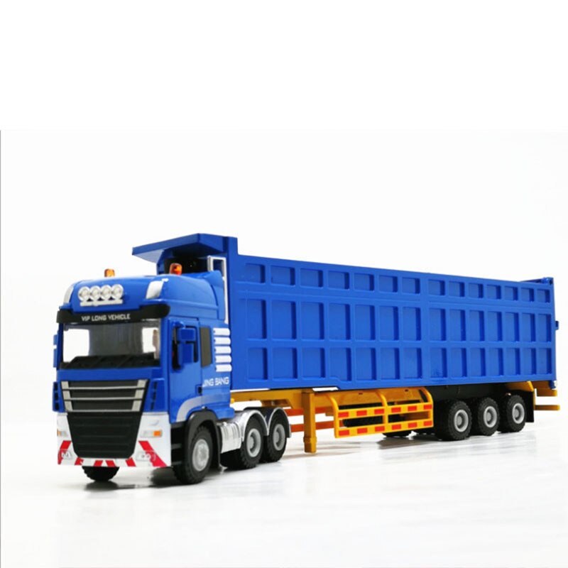 1:50 Scale Alloy Metal Truck Trailer Container Truck High Simulation Diecast Model Engineering Vehicle Toy 1:50 Scale Alloy Metal Truck Trailer Container Truck High Simulation Diecast Model Engineering Vehicle Toy