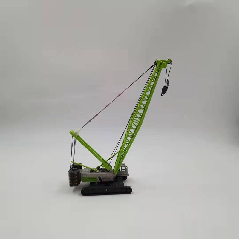 Diecast Alloy 1:120 Scale ZOOMLION Concrete Pump Excavator Tractor ZLJ5440 THBBE Crawler Crane Engineering Truck Model Toy