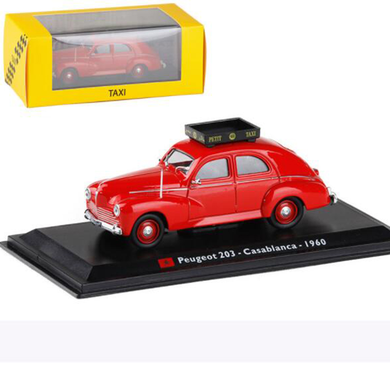 1/43 Scale Static Model Cuba Paris 1968 Casablanca 1960 TAXI Diecast Metal Car Model Toy For Baby Gifts Collection Original Box