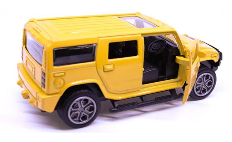 11.5CM 1:32 Scale Metal Alloy Classic Hummer H3 SUV Off Road Auto Car Model Pull back Model Diecast Vehicles Toys F Children