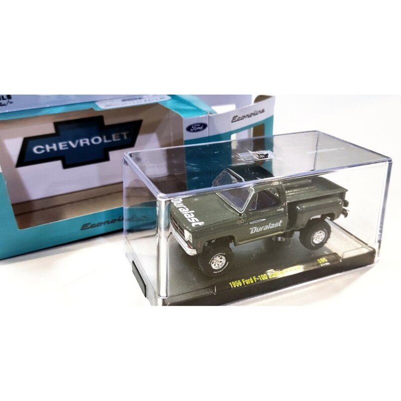 Diecast 1:64 Scale Classic F-100 F100 STAKEBED Pick Up Truck Vehicle Car Model Collection Decoration Gifts Toys