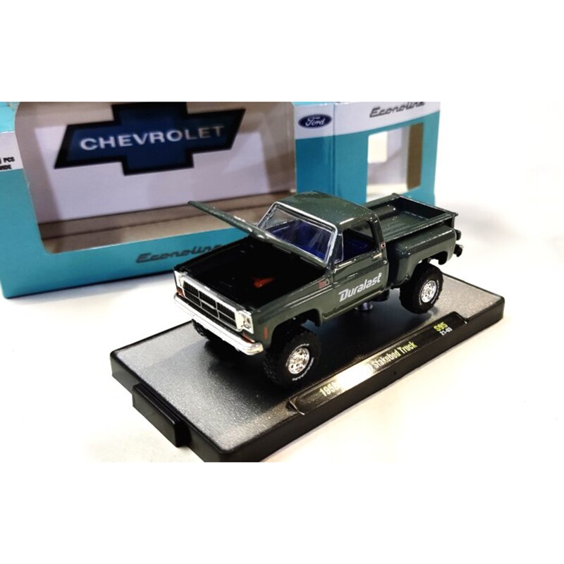 Diecast 1:64 Scale Classic F-100 F100 STAKEBED Pick Up Truck Vehicle Car Model Collection Decoration Gifts Toys