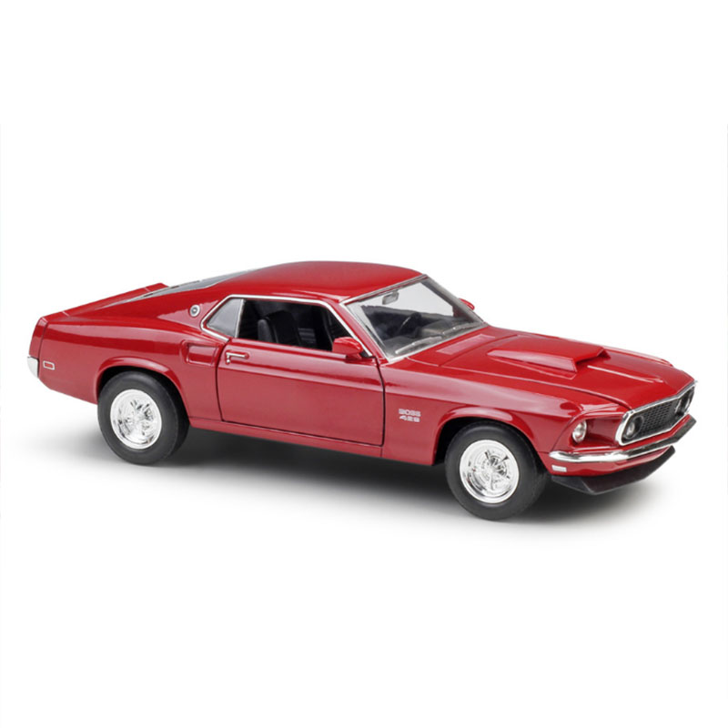 About 19CM 1/24 Scale Metal Alloy Classic Car Diecast Model 1969 Ford Mustang Boss 429 Toy Welly Collecection Toy for Kids Child About 19CM 1/24 Scale Metal Alloy Classic Car Diecast Model 1969 Ford Mustang Boss 429 Toy Welly Collecection Toy for Kids Child